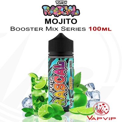 MOJITO E-liquido 100ml (BOOSTER) - Puffin Rascal