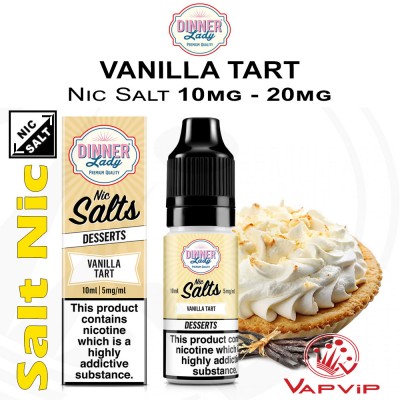 Nic Salt VANILLA TART - Dinner Lady