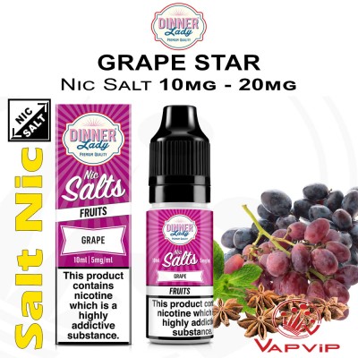 Nic Salt GRAPE STAR - Dinner Lady