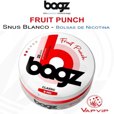 BAGZ FRUIT PUNCH Bolsas de Nicotina - BAGZ