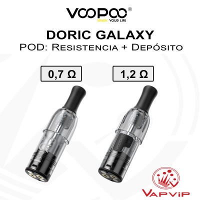 Resistencias-Depósito DORIC GALAXY Pod - Voopoo