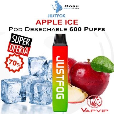 APPLE ICE GOSU Vaper Pod Desechable - Justfog