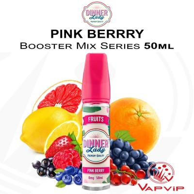 PINK BERRY E-liquid 50ml (BOOSTER) - Fruits Dinner Lady