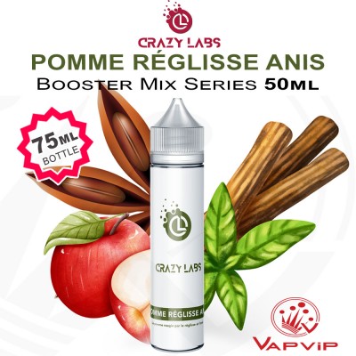 Red Apple-Licorice-Anise: POMME - RÉGLISSE - ANIS - Crazy Labs