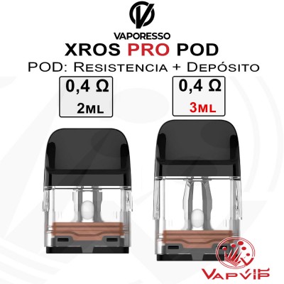 Resistencias-Depósito XROS PRO Pod - Vaporesso