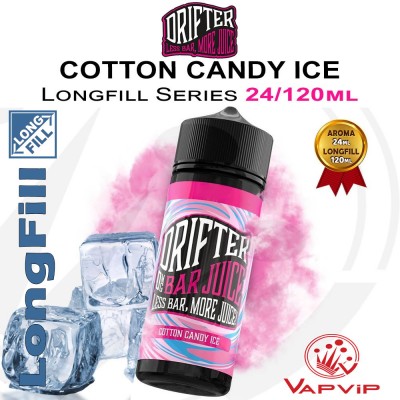 COTTON CANDY ICE LongFill 24/120ml - Drifter Bar