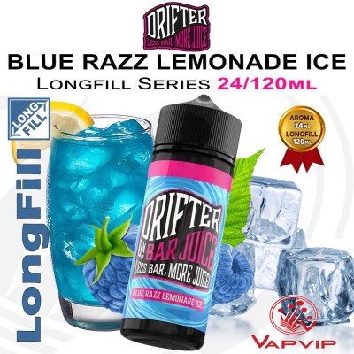 BLUE RAZZ LEMONADE ICE LongFill 24/120ml - Drifter Bar