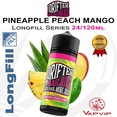 PINEAPPLE PEACH MANGO LongFill 24/120ml - Drifter Bar