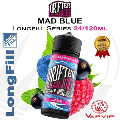 MAD BLUE LongFill 24/120ml - Drifter Bar