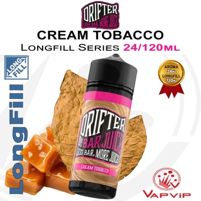 CREAM TOBACCO LongFill 24/120ml - Drifter Bar