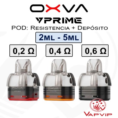 VPRIME Pod OXVA Resistencias-Depósito