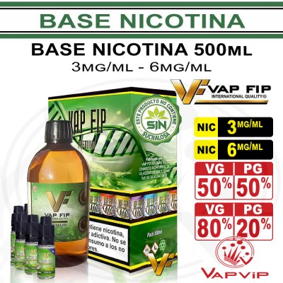 500ML Nicotine Base - VapFip