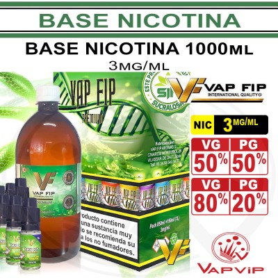 1000ML Nicotine Base - VapFip