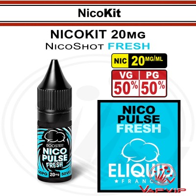 Nico Pulse Fresh 50PG/50VG 20mg/ml Booster Nicokit - Eliquid France