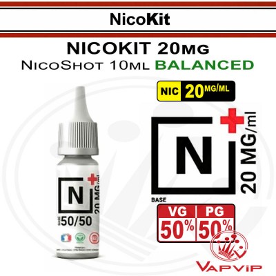 NicoKit: N+ 50PG/50VG 10ml 20mg/ml Nico-Booster