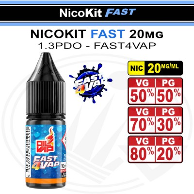 NicoKit Fast 20mg 1.3PDO - FAST4VAP Oil4Vap