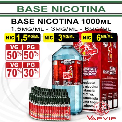 Base Nicotine 1000ml - Oil4Vap