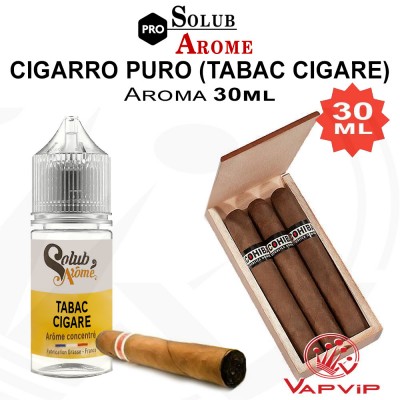 Aroma CIGARRO PURO (Tabac Cigare) Concentrado - SolubArome
