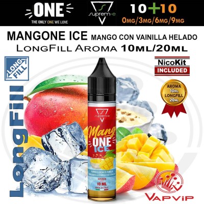 MANGONE ICE Mango helado con vainilla 20ml e-liquido Mini Shot - Suprem-e