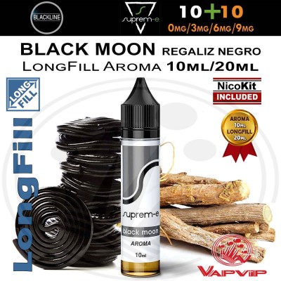 BLACK MOON 20ml Black Licorice eliquid Mini Shot - Suprem-e