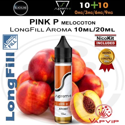 PINK P Peach 20ml eliquid Mini Shot - Suprem-e
