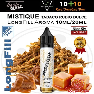 MISTIQUE 20ml BASIC TABAC e-liquido Mini Shot - Suprem-e