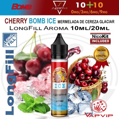 CHERRY ICE BOMB 20ml e-liquido Mini Shot - Suprem-e