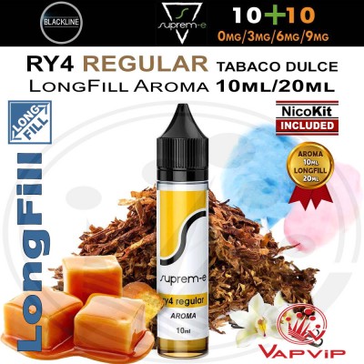 RY4 REGULAR 20ml Sweet intense tobacco eliquid Mini Shot - Suprem-e