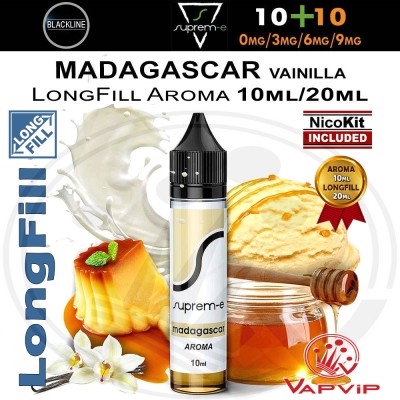 MADAGASCAR Vanilla 20ml eliquid Mini Shot - Suprem-e