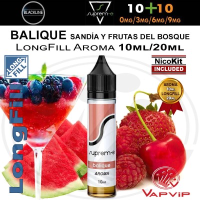 BALIQUE 20ml Sandía y Frutas del Bosque e-liquido Mini Shot - Suprem-e