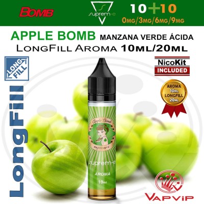 APPLE BOMB 20ml eliquid Mini Shot - Suprem-e