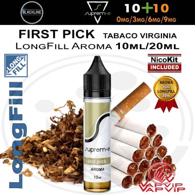 FIRST PICK 20ml e-liquido Tabaco Virginia Mini Shot - Suprem-e