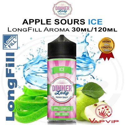 APPLE SOURS ICE Aroma Longfill Dinner Lady