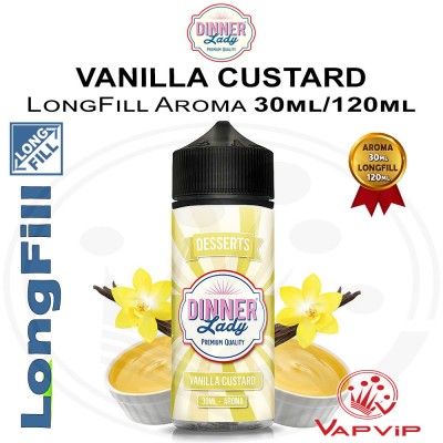 VANILLA CUSTARD Aroma Longfill Dinner Lady