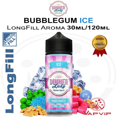 BUBBLEGUM ICE Aroma Longfill Dinner Lady