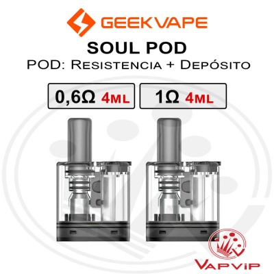 SOUL Pod Resistencias-Depósito Geekvape