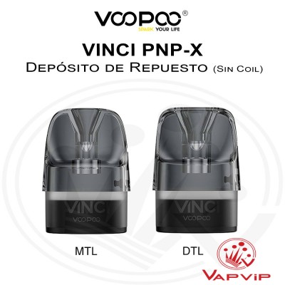 Voopoo VINCI PnP X Pod Cartridge Depósito Repuesto 