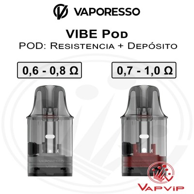 VIBE Vaporesso Pod Resistencias-Depósito