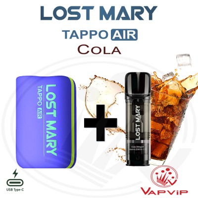 Kit COLA Tappo Air Vaper Precargado - Lost Mary