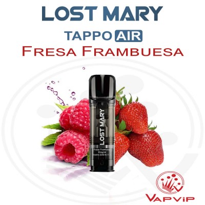 Cartucho Precargado FRESA FRAMBUESA Tappo Pod - Lost Mary
