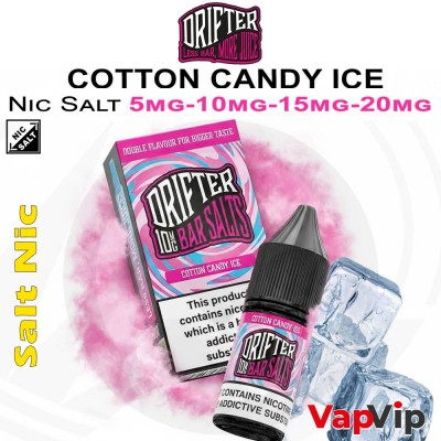 Nic Salt COTTON CANDY ICE - Drifter Bar Salts