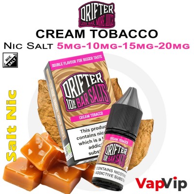 Nic Salt CREAM TOBACCO - Drifter Bar Salts