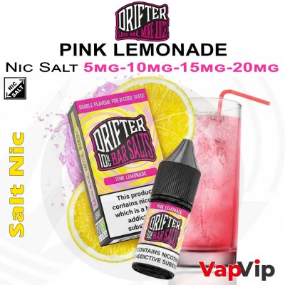 Nic Salt PINK LEMONADE - Drifter Bar Salts