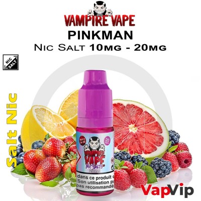 Nic Salt PINKMAN 10mg/20mg e-líquido - Vampire Vape