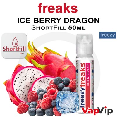 BERRY DRAGON (Fruta de dragón y frutos rojos granizados) E-liquido - Freaks Freezy