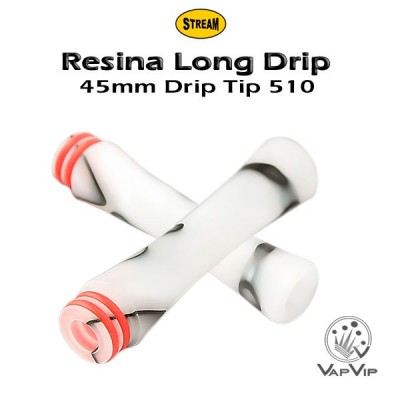Drip Tip 510 Resin Long 45mm
