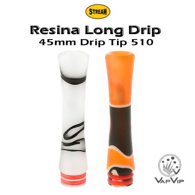 Drip Tip 510 Resina Long 45mm