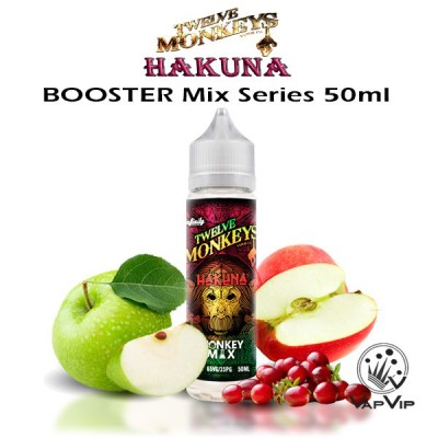 HAKUNA E-liquid 50ml (BOOSTER) - Twelve Monkeys