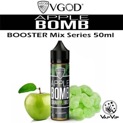 APPLE BOMB E-liquid 50ml (BOOSTER) - VGOD