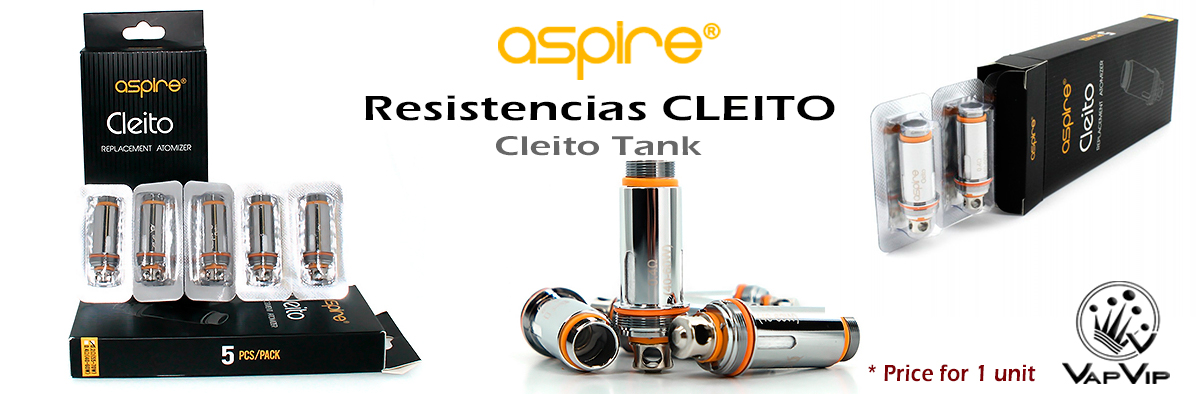 Resistencias CLEITO by Aspire comprar en España
